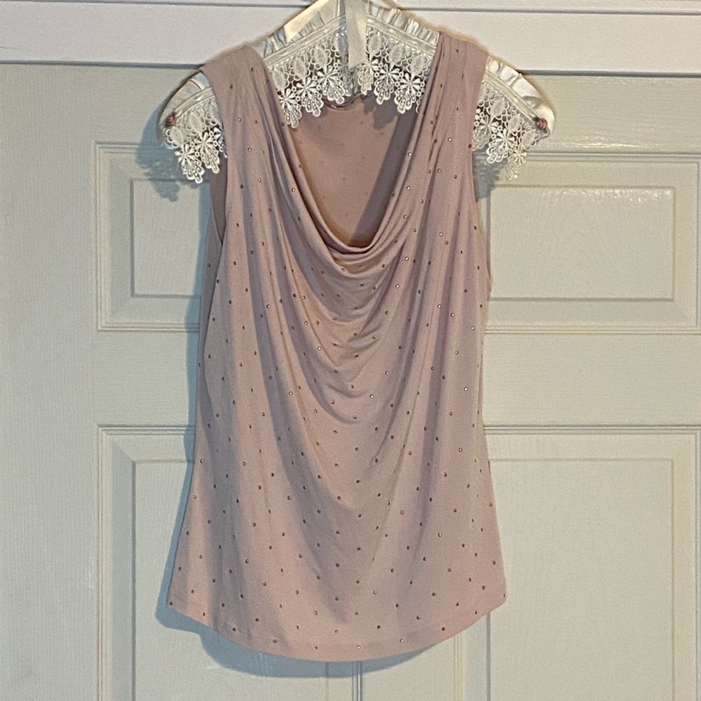 ⭐️Calvin Klein Studded Blush Blouse⭐️